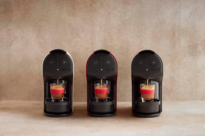 Delta Q Quick Espresso Pods Coffee Machine for Delta Capsules, Black