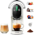 Magician1 Mini Multi-Pod Espresso Coffee Machine for Coffee Pods & Grounds | Fits Nespresso/Dolce Gusto, Blue & ESE Pods, LED Display, Custom Brew Time & Temp, Iced & Hot Brew, For Home & Office, 19 Bar