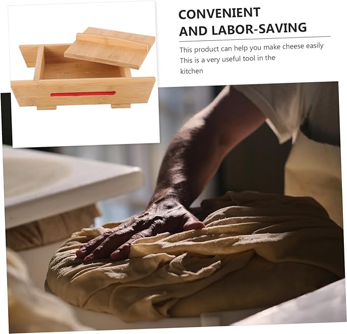 Healifty Tofu Press Mould with Lid Practical Tofu Maker Tool for Homemade Silken and Firm Tofu Smooth Interior Design for Easy Cleaning and Convenient Use Kitchen