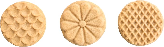 Nordic Ware Heirloom Cookie Stamps (Set of 3), Sturdy Cast Aluminium Cookie Stamp Set, Cookie Press Set Made in the USA, Sturdy and Durable Biscuit Maker Press Set