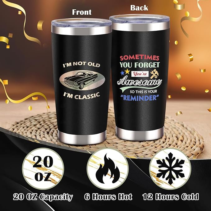 Birthday Gifts for Mens Him Who Have Everything, Fathers Day Gift, Dad Gifts, Unique Dad Gift Baskets for Men Husband Brother Boyfriend Funny Thank you Gifts Ideas Grandpa Uncle Presents Black