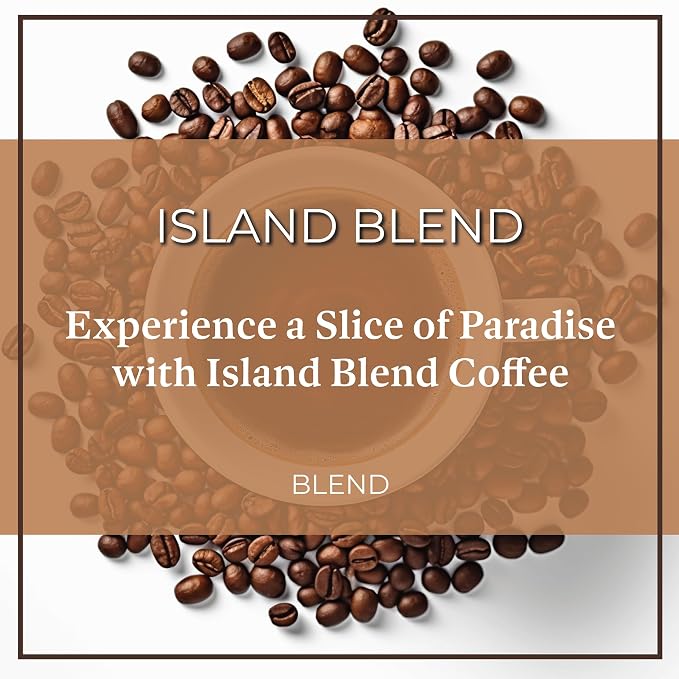 San Diego Coffee Island Blend, Medium Roast, Whole Bean Coffee, 16-Ounce Bag Café en grano tostado