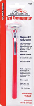 Interdynamics (TH-27-12PK) Automotive A/C Test Thermometer for R-12 and R-134a Refrigerant, (Pack of 12)