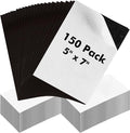 Magnetic Sheets with Adhesive Backing 5 x 7 Inch, 150 Packs Flexible Magnet Sheet Strips, 20 Mil Adhesive Magnetic Sheets for Dies Storage Photos Home Office, Fridge Magnets