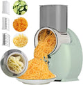 Electric Cheese Grater for Block Cheese,Electric Grater for Home Kitchen Use,3 Changeable Blades Salad Shooter Electric Slicer/Shredder for Vegetable Fruit Nuts