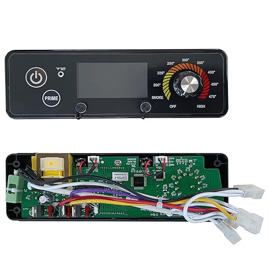 Grill Controller Board Replacement Part 120V 60Hz Compatible with Pit Boss Wood Grills, with W/LCD Display