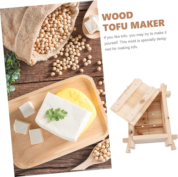 SHOWERORO Homemade Tofu Press Maker Tofu Mold for Bean Curd Easy to Assemble for Home Use for Sushi Press