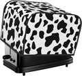 Toaster Cover 4 Slice Cow Print Kitchen Small Appliance Covers with Pockets Dust and Fingerprint Protection