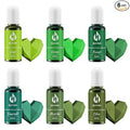 Oil Based Food Coloring for Chocolate 6 Colors x 10 ml Green Concentrated Green Oil Food Coloring for Candy Melts, Cake Pops, Strawberries - 6 Colors green