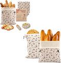 Beeswax Bread Bags, Reusable Organic Beeswax Bread Bag for Sourdough