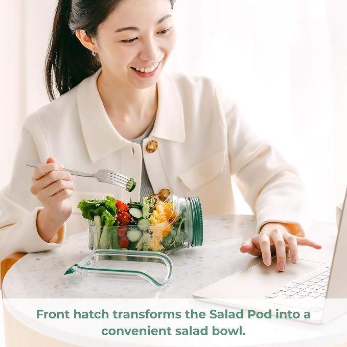 Prepara The Original Salad Pod, 4.5 Cups, Green
