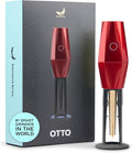 Banana Bros OTTO Electric Smart Spice Grinder - Automatic Herb Grinder with Smart Technology - Rechargeable via USB - Portable Milling for Dry Herbs and Spices - Red - No Carrying Case