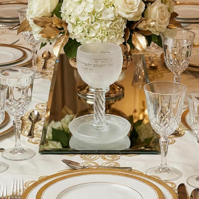 Kiddush Cup and Tray (Set 10)