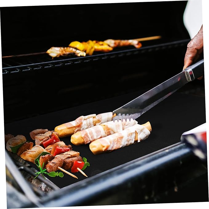 LABRIMP 9pcs Non-stick Oven Liners Reusable Baking Mats for Easy Cleanup High-temperature Resistant Cooking Fit for Ovens and Grills
