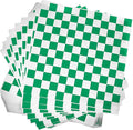 Honeydak 600 Pcs Sandwich Wrapping Paper Sheet 15x15 Checkered Food Wax Sheets Parchment Burgers Paper Basket Liner Grease Restaurant Wedding Party Supplies for Wrapping Bread BBQ