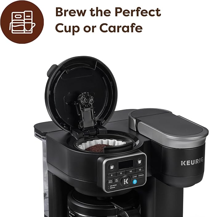 Keurig K-Duo Hot & Iced Single Serve & Carafe Coffee Maker, MultiStream Technology, 72oz Reservoir (Gen 2)