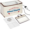 Extra Large Folding Dough Proofing Box with 3-Sided Heating, Temp Control (50-130℉), 24-Hour Timer, Beep Alert, Storage Bag – Ideal for Sourdough, Pizza, Yogurt & Seed Starting