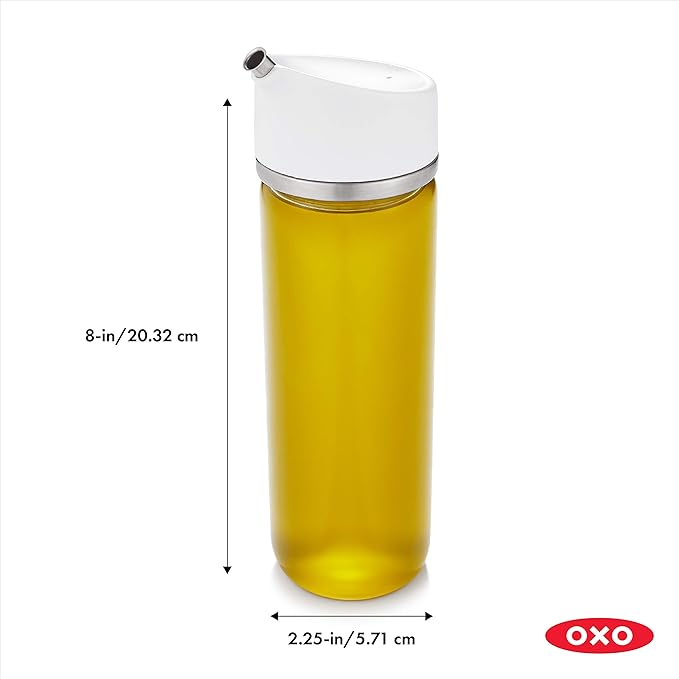 OXO Good Grips Precision Pour Glass Dispenser Set (2 Piece) and OXO Good Grips Glass Creamer