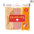 Franklin’s Gourmet Popcorn All-In-One Popcorn Packs for Popcorn Machine - 4oz Pack of 10 - Made in USA - Packs of Corn Kernels with Buttery Salt & Oil