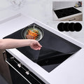 KitchenRaku Silicone Induction Cooktop Protector Mat, (Magnetic) Cooktop Heat Resistant Scratch Protector Mat Anti Slip Multifunctional Kitchen Mat for Induction Stove (20.4x30.7 Inch)
