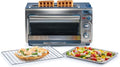 Hamilton Beach 2-in-1 Countertop Toaster Oven and Long Slot 2 Slice Toaster, 60 Minute Timer and Automatic Shut Off, Shade Selector, Kitchen Makeover Blue & Stainless Steel (31158)