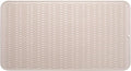 MicoYang Silicone Dish Drying Mat for Multiple Usage,Easy clean,Eco-friendly,Heat-resistant Silicone Mat for Kitchen Counter or Sink,Refrigerator or Drawer Liner Tapioca 4XL 32 inches x 18 inches