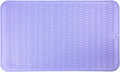 MicoYang Silicone Dish Drying Mat for Multiple Usage,Easy clean,Eco-friendly,Heat-resistant Silicone Mat for Kitchen Counter or Sink,Refrigerator or Drawer Liner Light Purple 3XL 28 inches x 18 inches