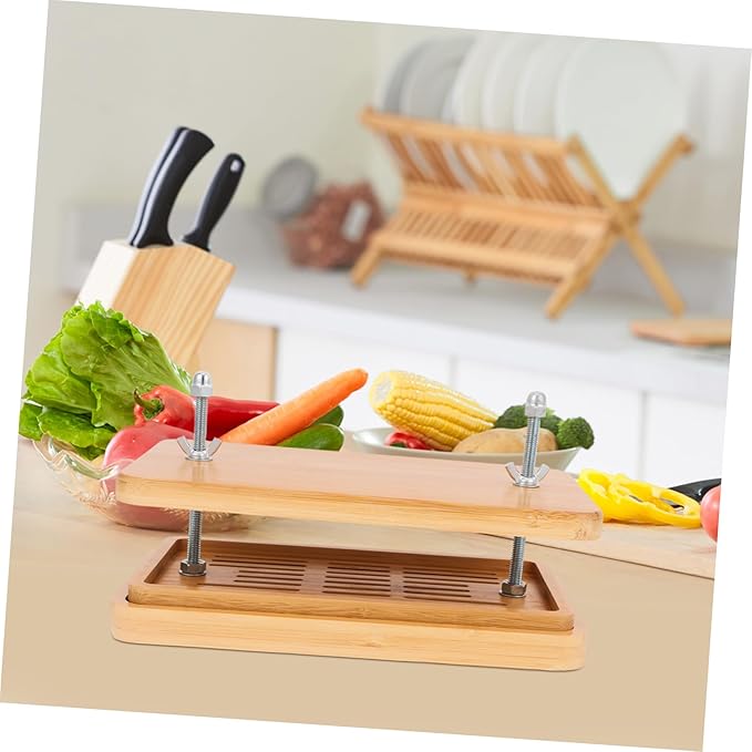 IMIKEYA Natural Bamboo Tofu Press Home Supplies Tofu Maker Pressing Tool for Cooking