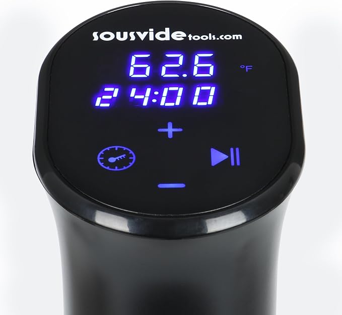 iVide 2.0 WiFi Sous Vide Immersion Circulator 1200W | Sous Vide Machine with ±0.1°C Precision Temperature Control – 600+ Guided Recipes – 42dB Quiet Operation – 30L Capacity