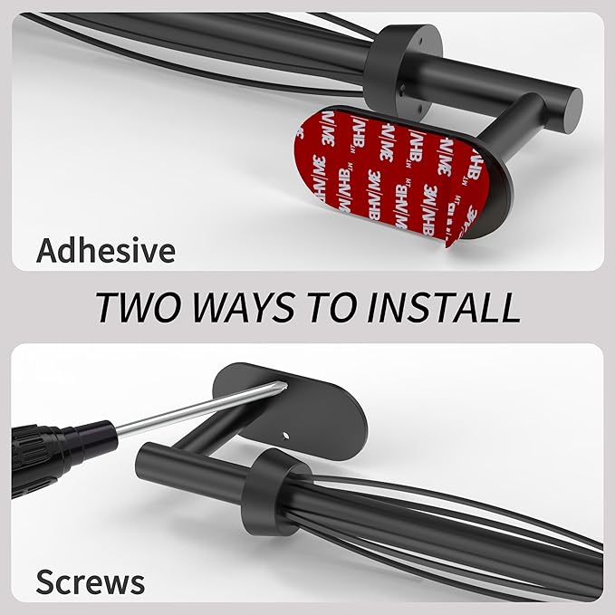 Paper Towel Holder Under Cabinet, Single Hand Operable Roll Holder with Damping Effect,Self-Adhesive or Drilled SUS304 Stainless Steel for Kitchen Bathroom,Matte Black