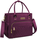 MIYCOO Lunch Bag Lunch Box Women - Leakproof Insulated Lunch Cooler Bag for Women - Large Lunch Tote Bags Adults, Purple