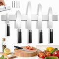 18 inch Magnetic Knife Bar Heavy Duty Kitchen Knife Magnet Holder and Wall Mount Tool Strip, Extra Strong Magnetic Strips for Wall to Organize Chef Knives in Kitchen or RV Essentials