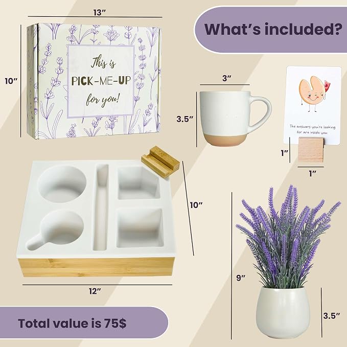 andJoy Lavender Get Well Soon Gift Baskets for Women – Healing Care Package for Women After Surgery | Ideal as a Post Surgery Care Basket or Post Op Recovery Gifts