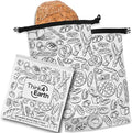THINK4EARTH® - Large Bread and Baguette Bags (White, Bread Bag 2 Pack)