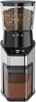 Burr Coffee Grinder Electric, Coffee Bean Grinder with 60 Adjustable Grind Settings, 60s Precision Timer & 1-8 Cup, Anti-static