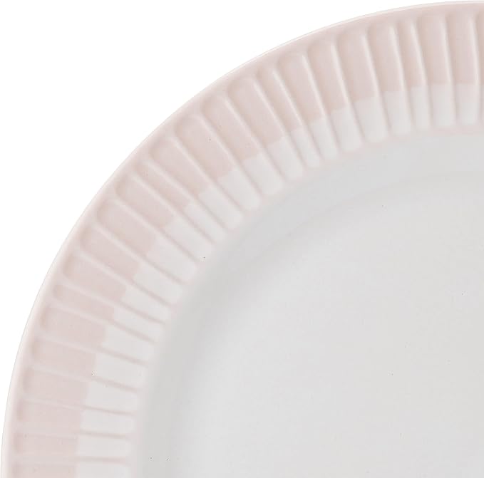 Rising Up 12 Piece Dinnerware Set, Service for 4, Blush