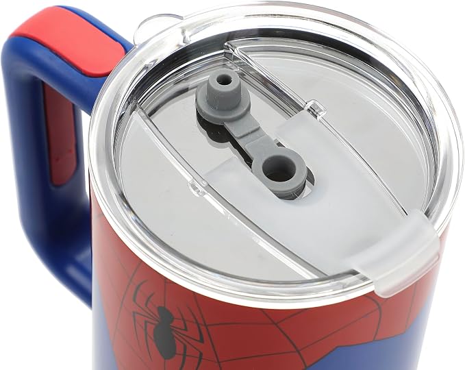 Bioworld Marvel Spider-Man Costume 40 Oz Stainless Steel Tumbler With Handle-OSFA