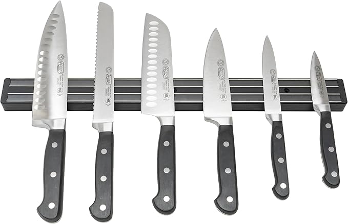 Winco 18" Magnetic Knife Holder, Plastic Base