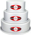 Fat Daddio's Anodized Aluminum 3-Tiered Round Cake Pan Set