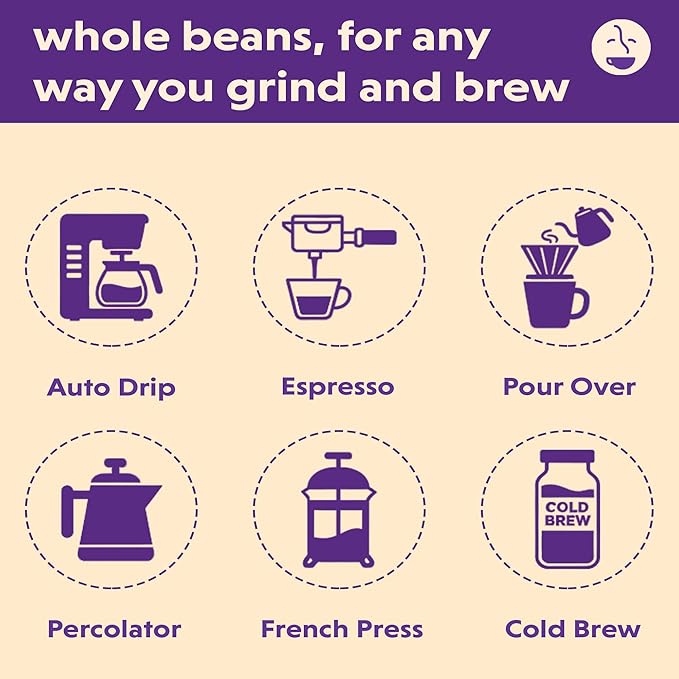 Coffee Bean Direct Organic Fair Trade Dark Peru, Whole Bean Coffee, Arabica Coffee, Dark Roast, 1 Pound Bag (Pack of 1)