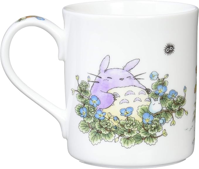 Noritake 4660-1J/T97265 Bone China Mug, 13.5 fl oz (400 cc), My Neighbor Totoro Oinu no Fuguri, Microwave Safe, 1 Piece