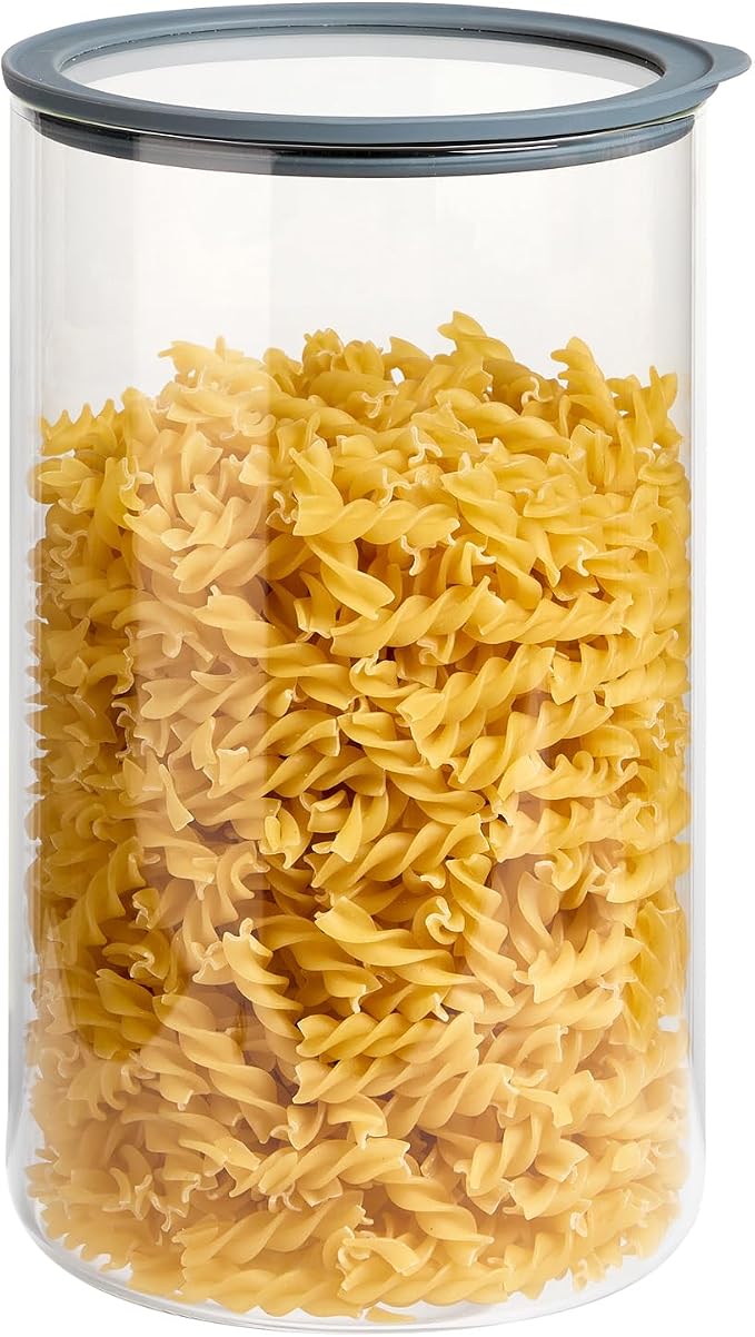 Flour Sugar Storage Containers, 1-Gallon(4.2Qt) Cereal Containers Storage with Airtight Lids, Glass Food Jars for Oats, Cereal and More