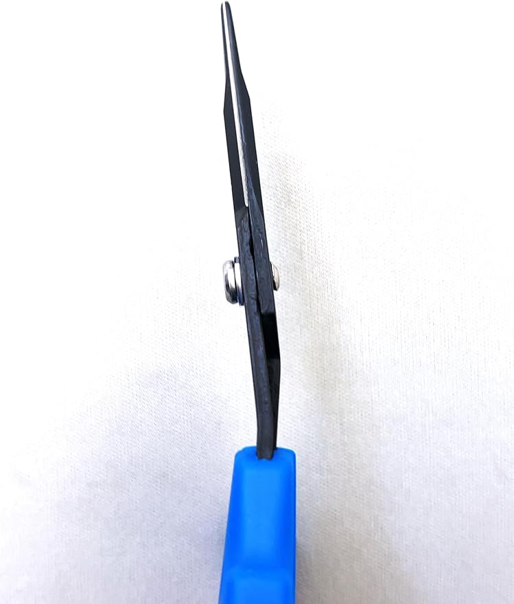 CHIKAMASA B-600SLUFB, The Precise Specialty Trimming Scissors, S/S L-Shape Blade, Fluorine Coating, for trimming plants and grapes, excellent for narrow stem-thinning inside closed and tangled spaces.