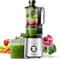 Cold press juicer machines，HYSapientia Electric masticating slow juicer for vegetable and fruit,Powerful Motor,Self Precut System,Easy to Clean,High Juice Yield,Juice & Fruit Purée Gelato Strainers