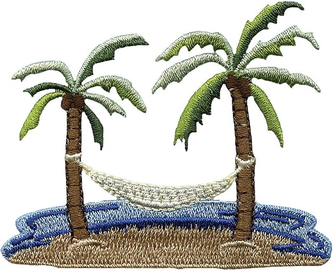 Tervis Palm Tree & Hammock Scene Made in USA Double Walled Insulated Tumbler Travel Cup Keeps Drinks Cold & Hot, 24oz, Lidded, 1 Count (Pack of 1)