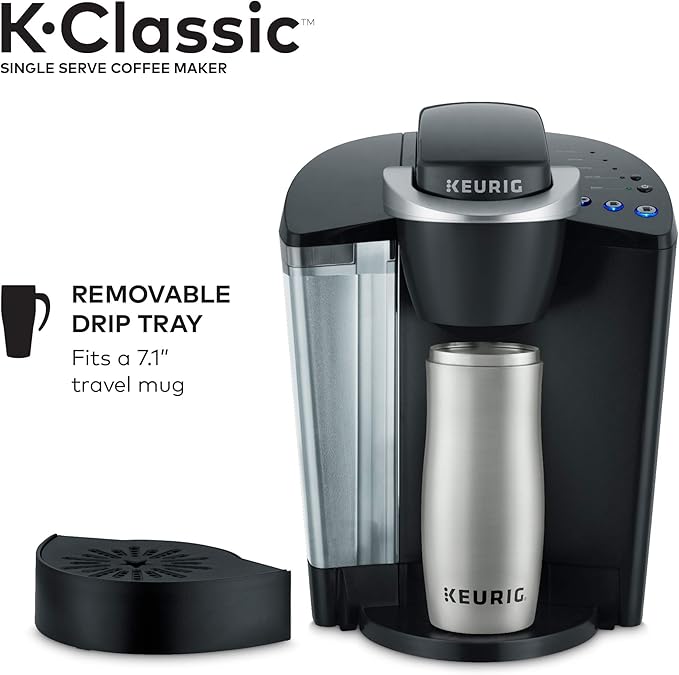 Keurig K-Classic Coffee Maker with McCafé Classic Collection Variety Pack, 40 Count K-Cup Pods
