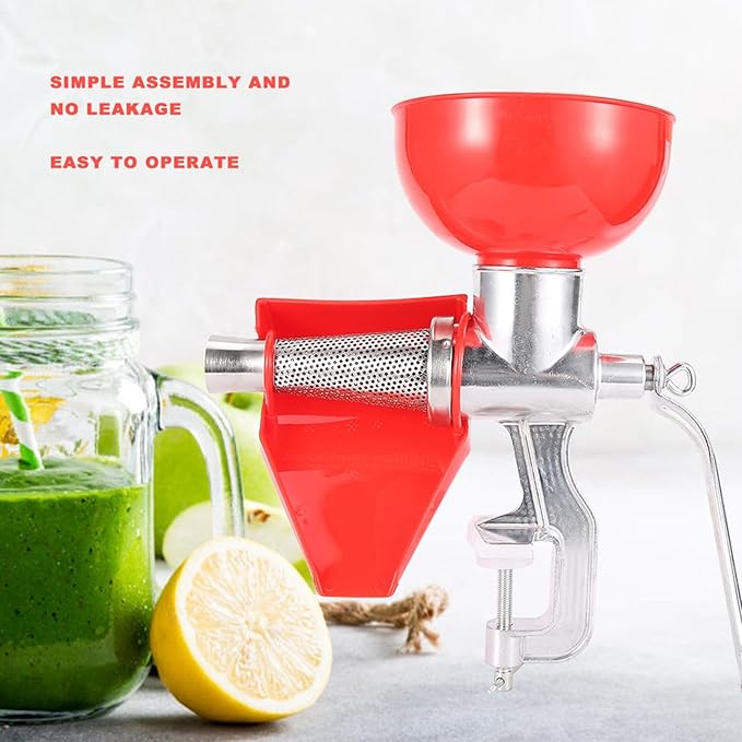Tomato Juicer, Aluminum Alloy Manual Juicer, Fruit Squeezer for Fruit Lemon Orange Vegetables Kitchen Tool