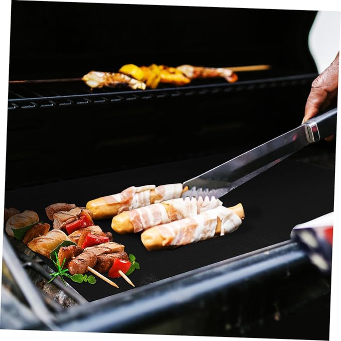 9pcs Reusable Non-stick Baking Mats Oven Liners for Bottom Grill Cooking Heavy Duty Easy to Clean Versatile Safe Material
