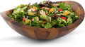Arthur Court Acacia Wood Salad Serving Bowl for Fruits or Salads - Modern Centerpiece Bowl 11 Inch Diameter 4 inch Tall - Mid Century