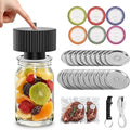 Electric Mason Jar Vacuum Sealer Kit, One-Touch Electric Sealing， for Wide-Mouth Regular-Mouth Mason Jars, Portable Vacuum Sealer for Jars, Gifts for Mom, Grandma(2026 Upgraded)